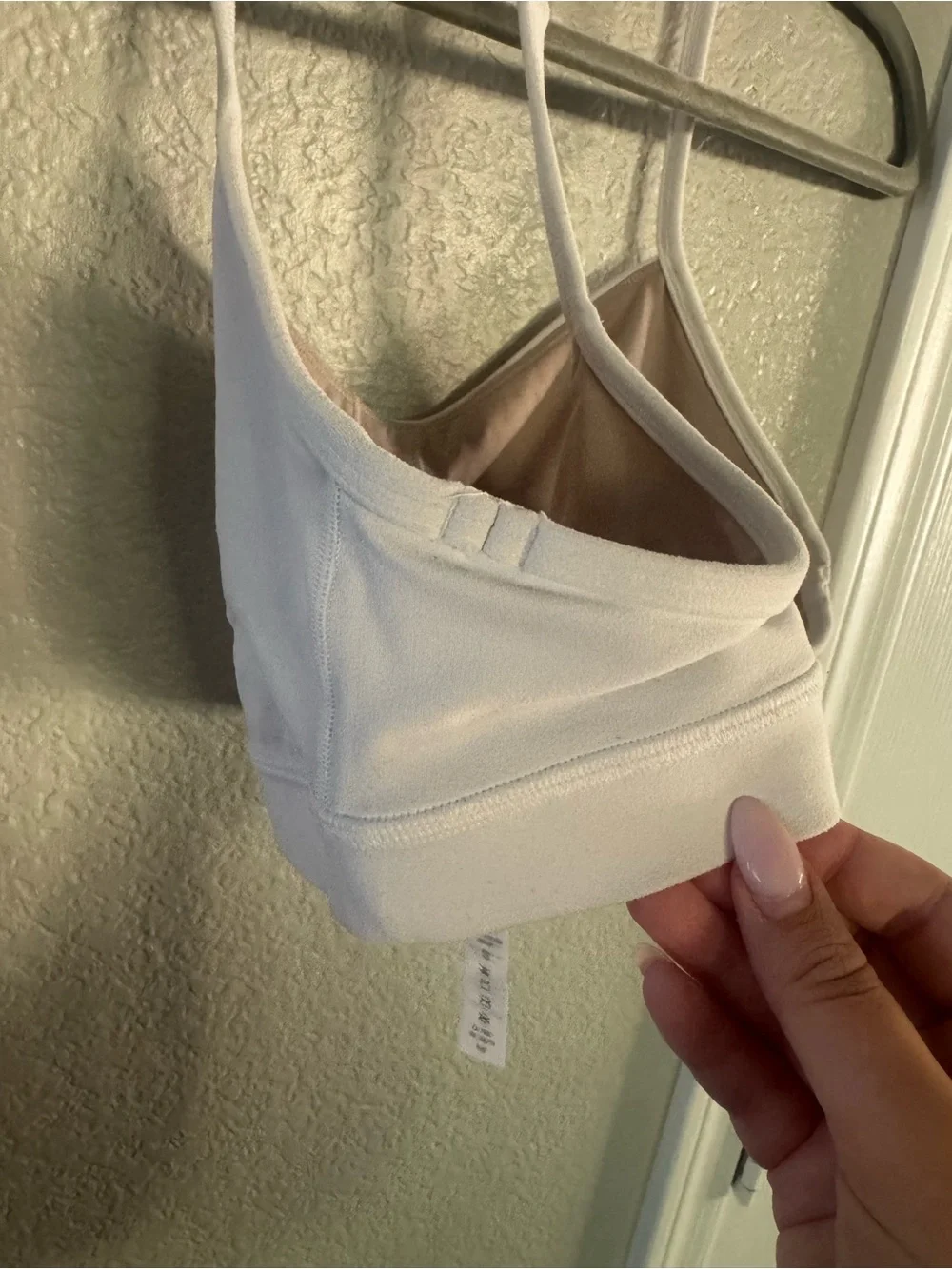 Lululemon Athletica White Strappy Sports Bra